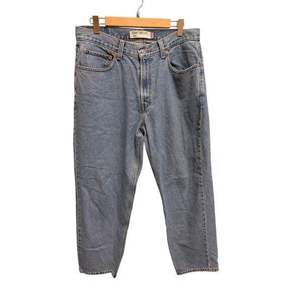 Levi's Other - Levi's 560 jeans Mens Blue Comfort Fit Relaxed Tapered Light Denim Y2K 34x30